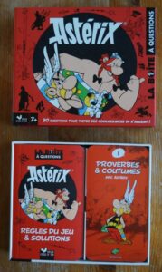 Asterix Quiz-Spiel französich Inhalt