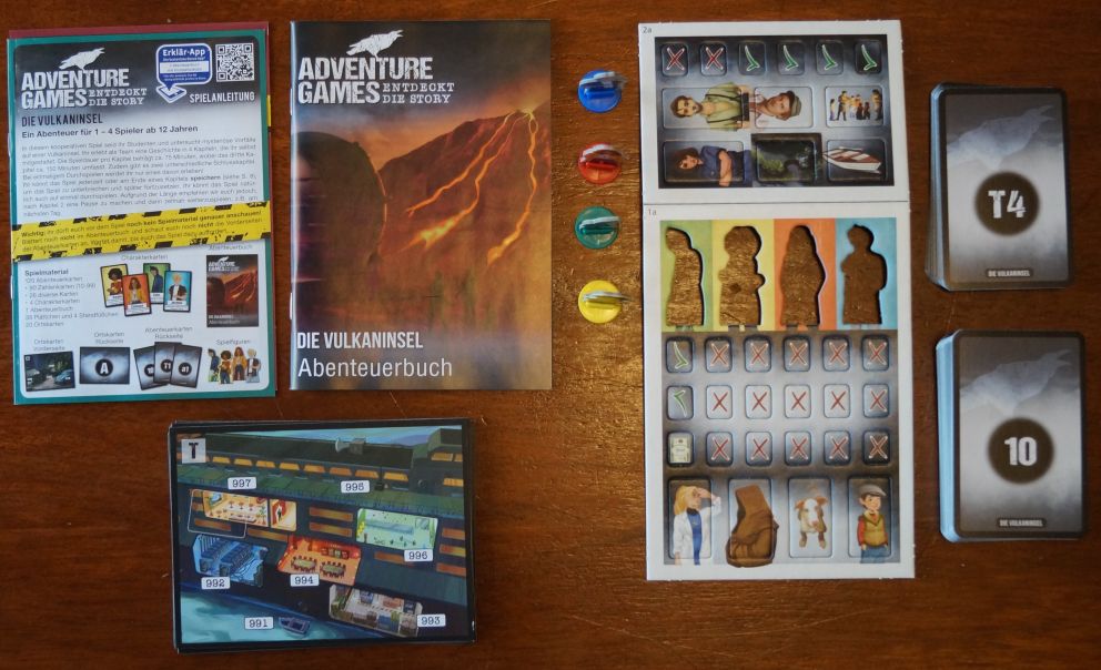 Adventure Games - Die Vulkaninsel Inhalt